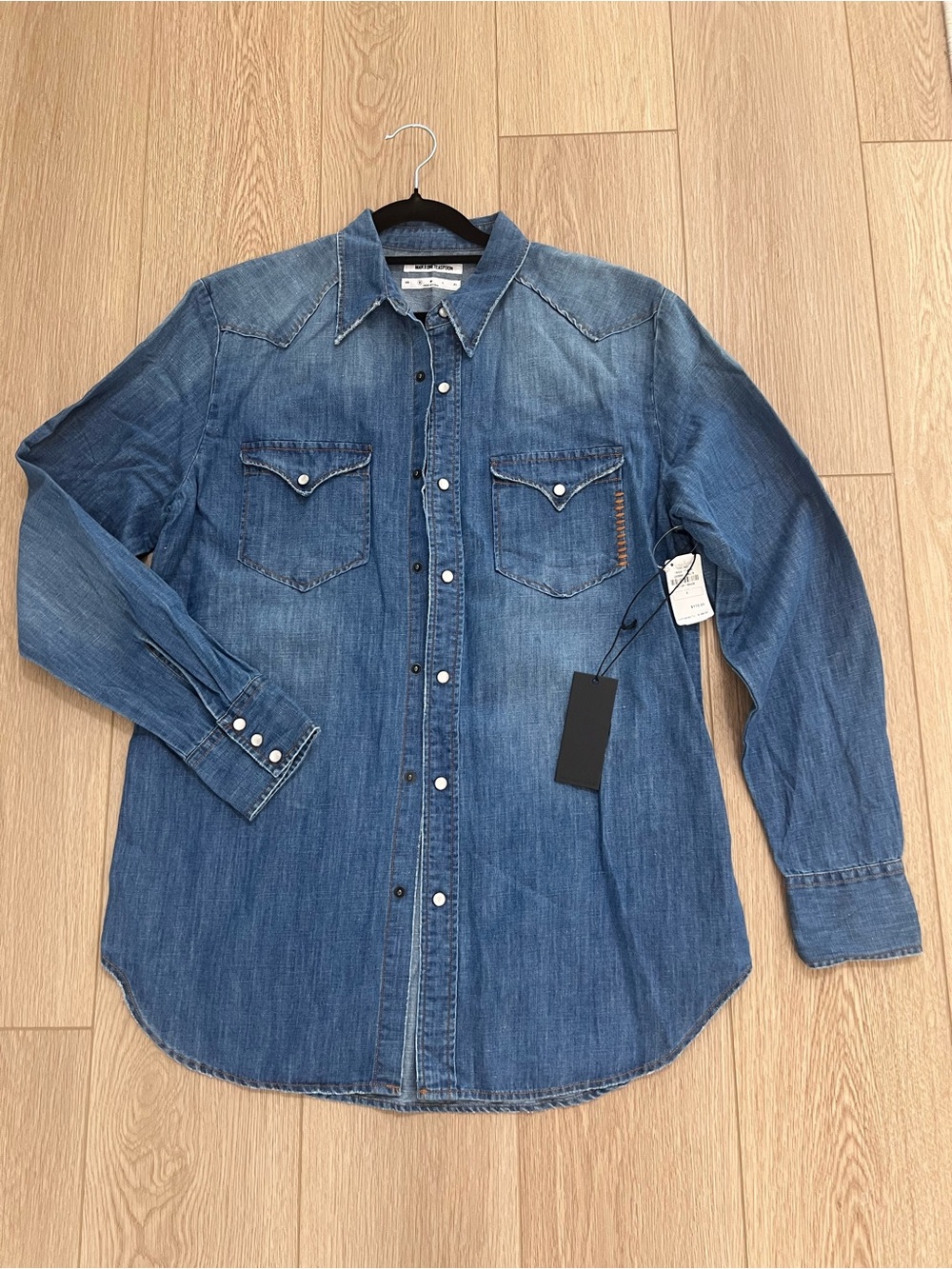 One teaspoon men’s Denim Western Shirt - Blue